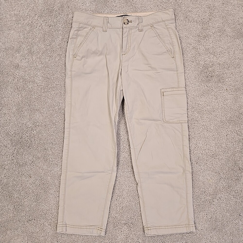 Eddie Bauer  Khaki Pants Womens Size 2 Tan Brown Cotton Stretch